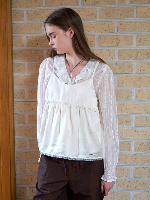 Layered Bustier Top MU2611BL101M_IVORY