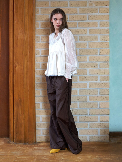 Lace Track Wide Pants MU2611PT104M