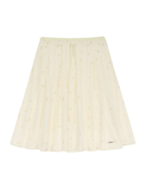 Banding Color-Blocked Flare Skirt MU2611SK101M