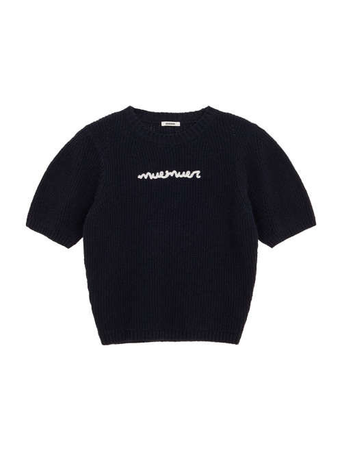 Muemuer Lettering Boucle Pullover MU2611PO104M
