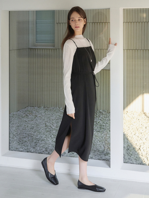 Bustier Layered Dress Black AT6OPA024BK