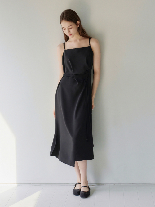Bustier Layered Dress Black AT6OPA024BK