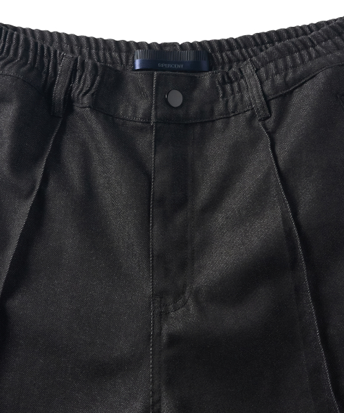 Denim lounge pants - black
