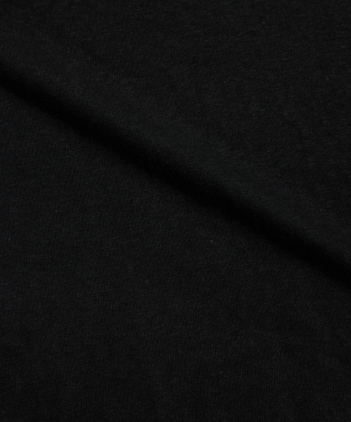 Slub ringer t-shirt - black