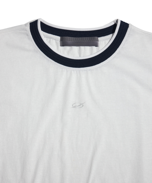Slub ringer t-shirt - white