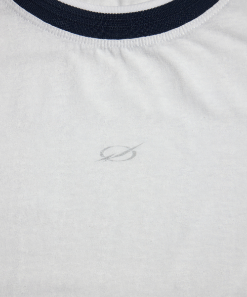 Slub ringer t-shirt - white