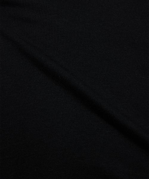V Neck Banding Longsleeve - black