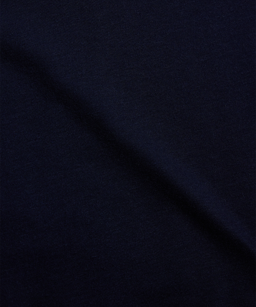 V Neck Banding Longsleeve - navy