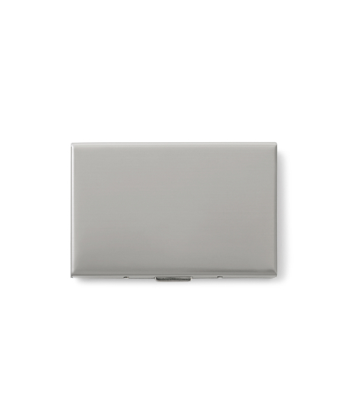METAL ACCORDION CARD CASE - SILVER