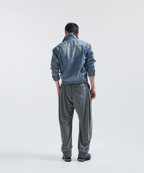 Louver denim jacket - blue