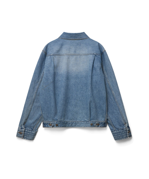 Louver denim jacket - blue