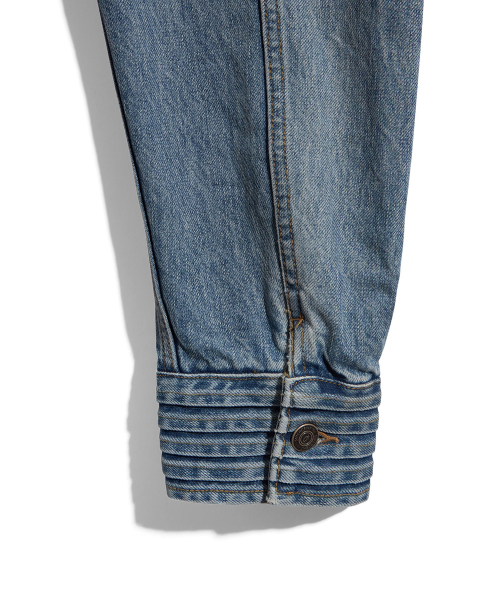 Louver denim jacket - blue