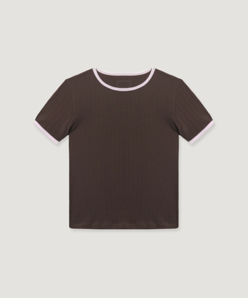 Eyelet Ringer T-shirt