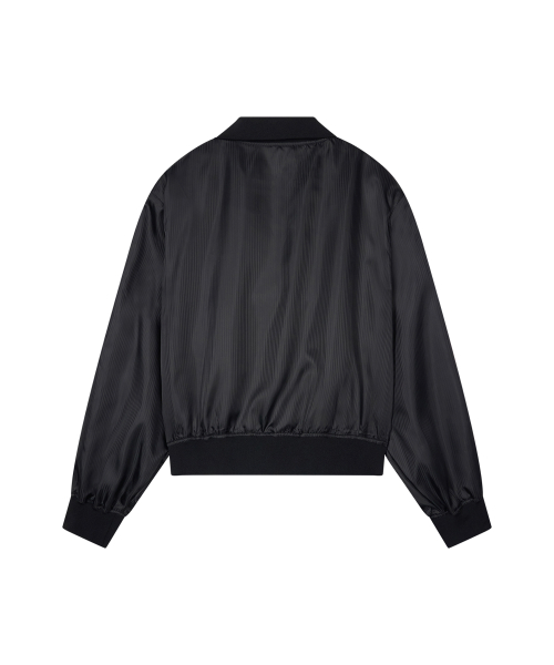 Stripe track jumper - black