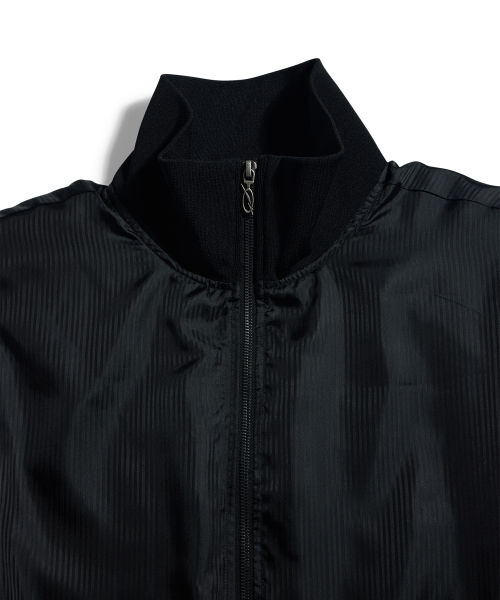 Stripe track jumper - black