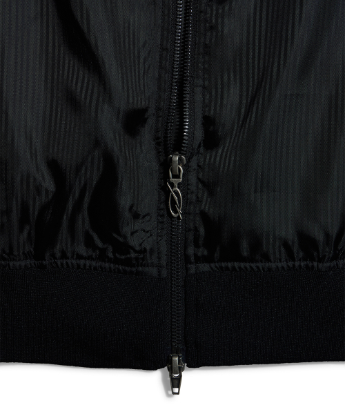 Stripe track jumper - black