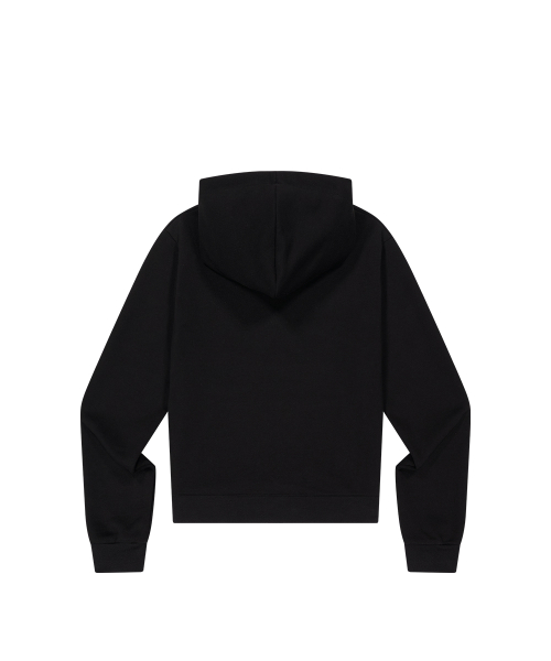 129 LOGO PATCH HOODIE BLACK