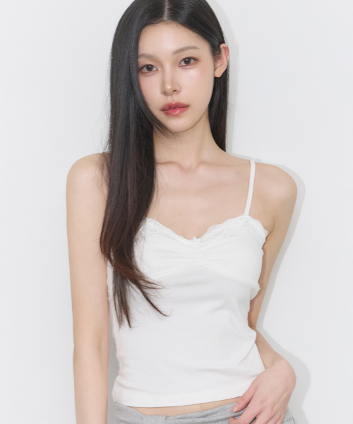 ROSE LACE SLEEVELESS WHITE