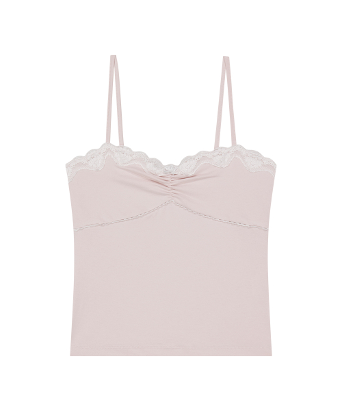 ROSE LACE SLEEVELESS PINK