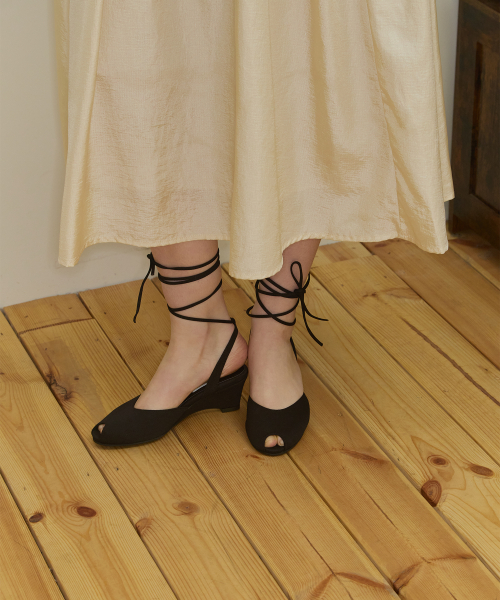 Blossom Wedge Slingback