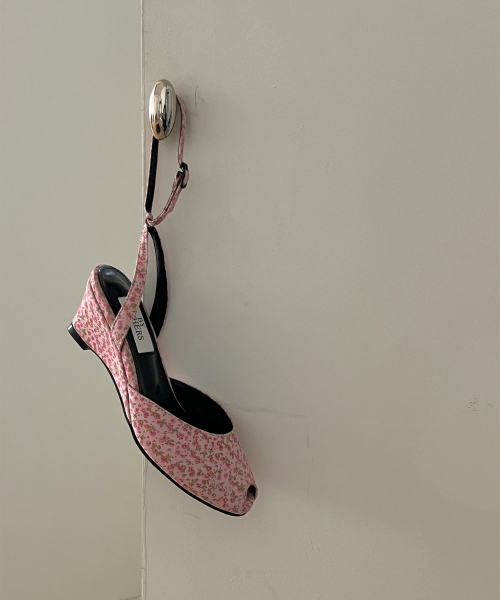 Blossom Wedge Slingback