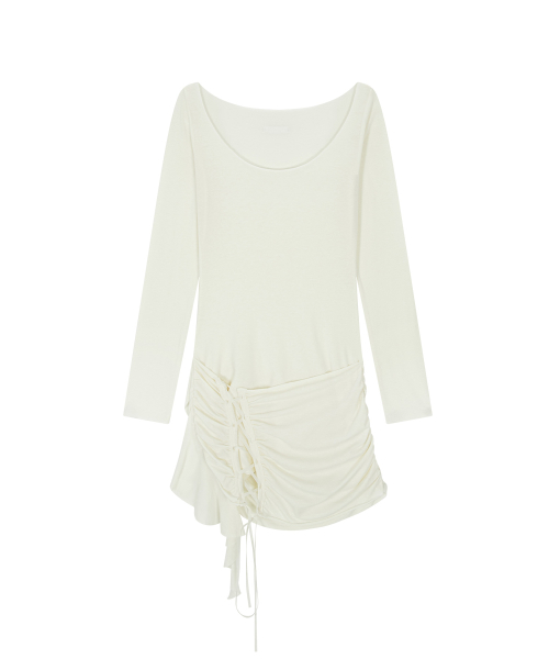 VERA CORSET DRESS CREAM