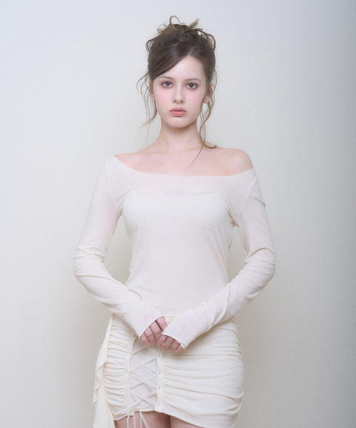 VERA CORSET DRESS CREAM
