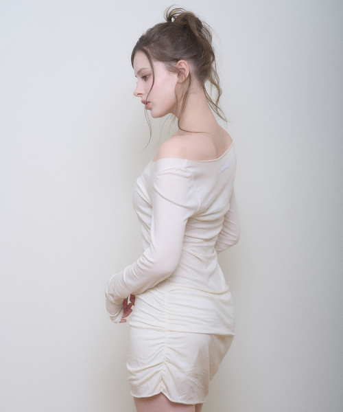 VERA CORSET DRESS CREAM