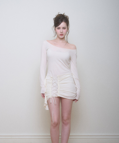 VERA CORSET DRESS CREAM