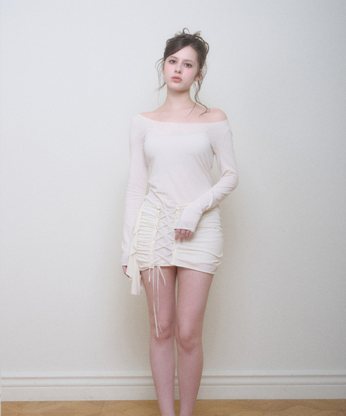 VERA CORSET DRESS CREAM
