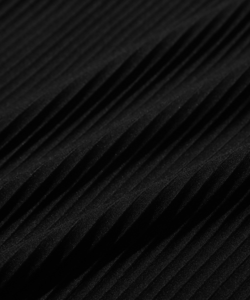 ASI ONE TUCK WIDE PLEATS PANTS_BLACK