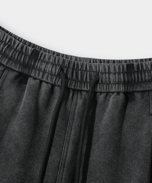 ONE-TUCK BERMUDA CARGO SWEAT PANTS 3 COLOR
