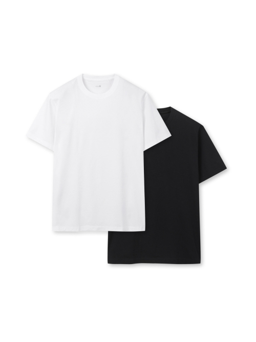 공용 COOL Air 코튼 크루넥 T 2PACK_MSG5TS3005