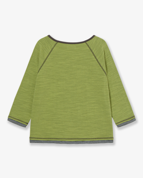 LAYERED SLEEVE TEE [GREEN]