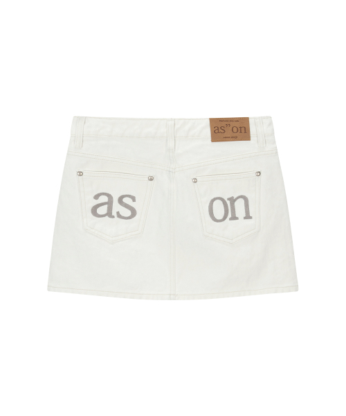 POG SKIRT / CREAM