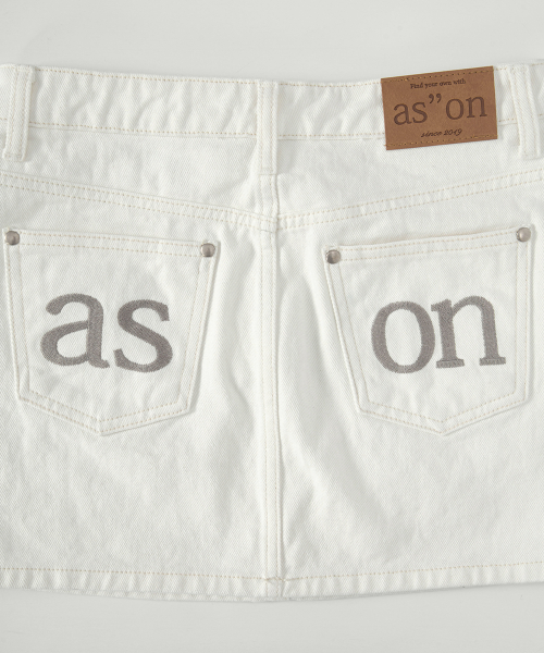 POG SKIRT / CREAM