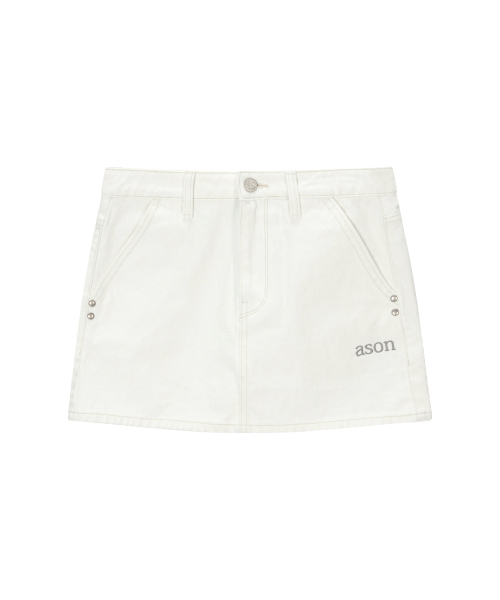 POG SKIRT / CREAM
