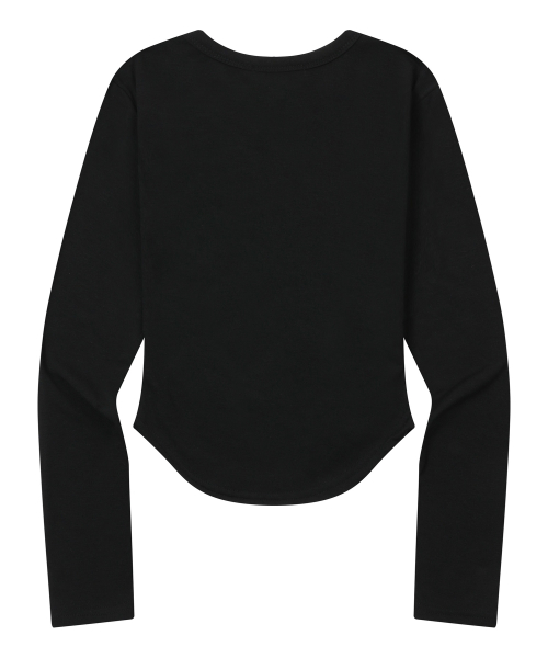 ROINA V NECK LONG SLEEVE T (6COLOR)