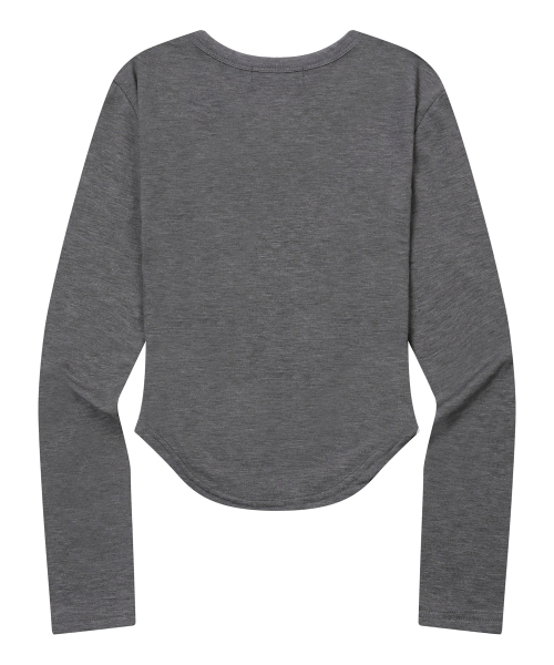 ROINA V NECK LONG SLEEVE T (6COLOR)