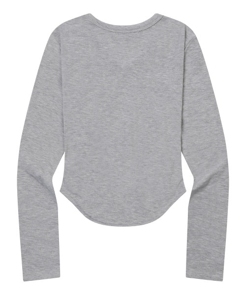 ROINA V NECK LONG SLEEVE T (6COLOR)