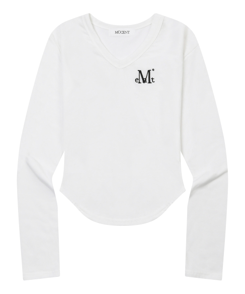 ROINA V NECK LONG SLEEVE T (6COLOR)