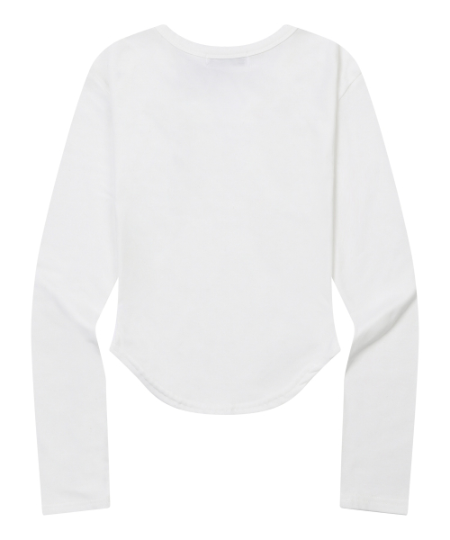 ROINA V NECK LONG SLEEVE T (6COLOR)
