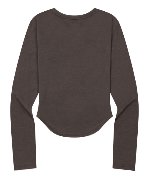 ROINA V NECK LONG SLEEVE T (6COLOR)