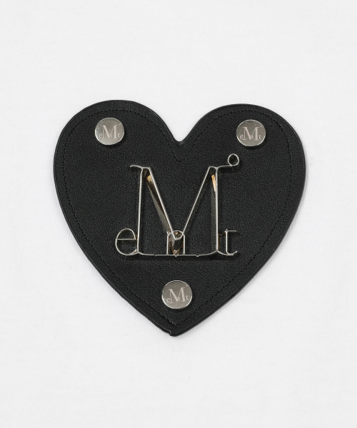 ERYA METAL LOGO HEART PATCH LONG SLEEVE T (2COLOR)