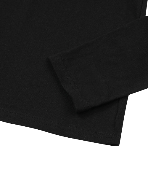 ERYA METAL LOGO HEART PATCH LONG SLEEVE T (2COLOR)