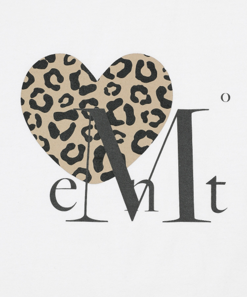 SIERRA LEOPARD HEART LONG SLEEVE T (2COLOR)