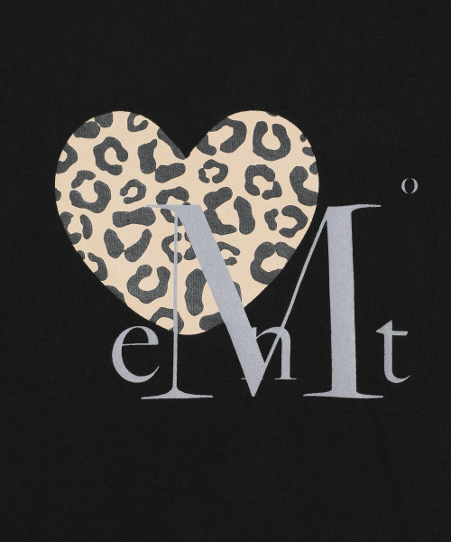 SIERRA LEOPARD HEART LONG SLEEVE T (2COLOR)
