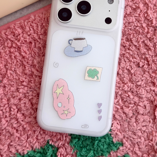 [반투명]스윗티 타임 폰 케이스