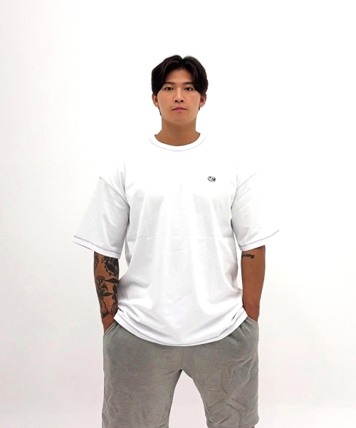 고중량 실배색 오버핏