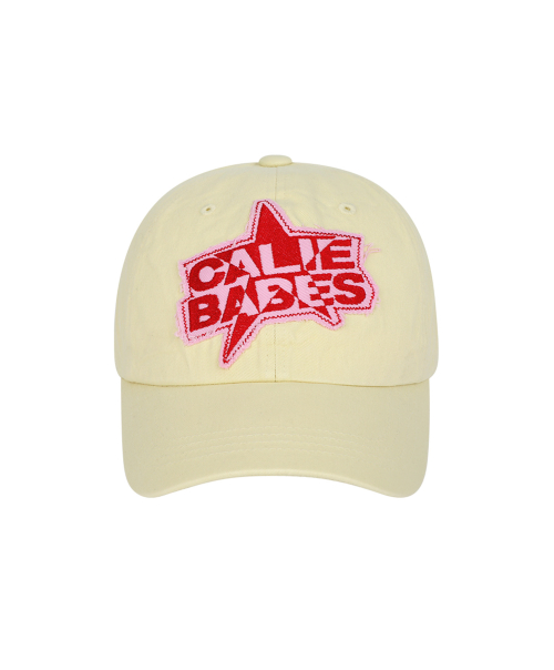 CALIE BABES PATCH BALL CAP YELLOW